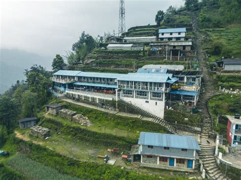 Village In Nepal Nepali Village Hotel During Annapurna Base Camp