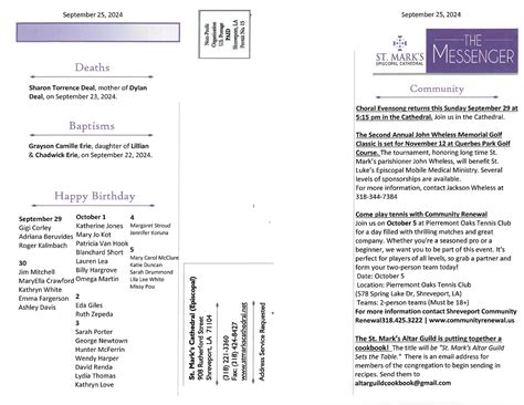 An all-digital platform will soon replace St A Messenger 14