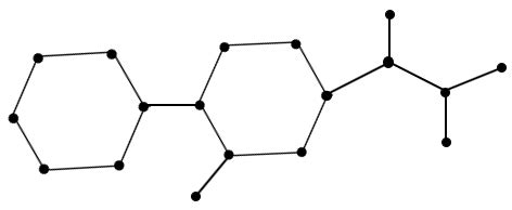 molecular graph  flurbiprofen  scientific diagram