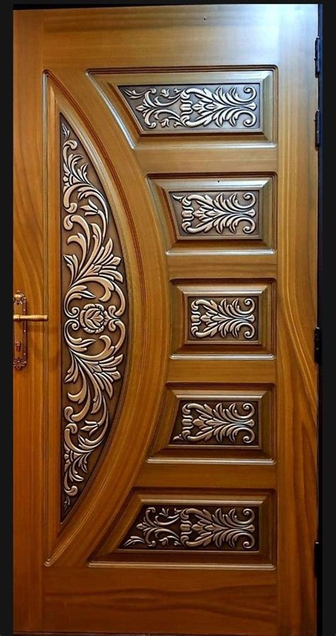 Stylish Wooden Front Entrance Door Design Idea Door Design Single