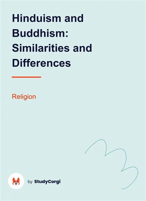 Hinduism and Buddhism: Similarities and Differences | Free Essay Example