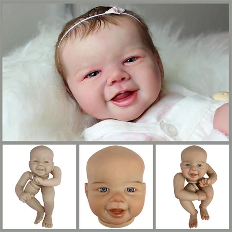 Bebê Reborn Para Pintar - Emmy bebé Reborn Kit pintado y sin pintar, 18 20 pulgadas, piezas de ...