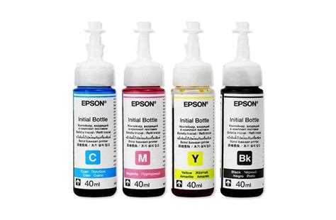 Оригинальные чернила для Epson L121 (40 мл, 4 цвета) купить Санкт ...