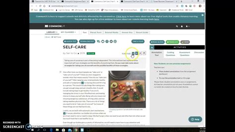 CommonLit How To - YouTube