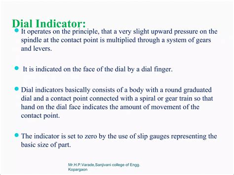 Comparators Mechanical Ppt