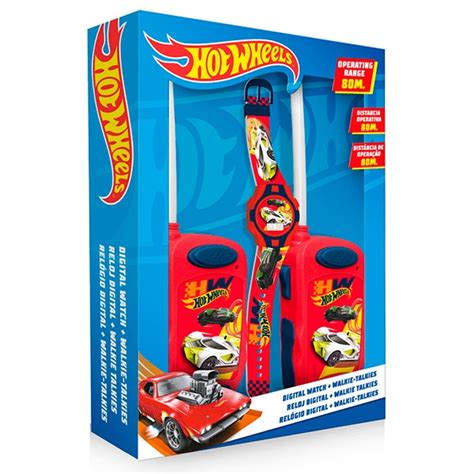 Hot Wheels Set Walkie Talkie Y Reloj Creative Baby Products