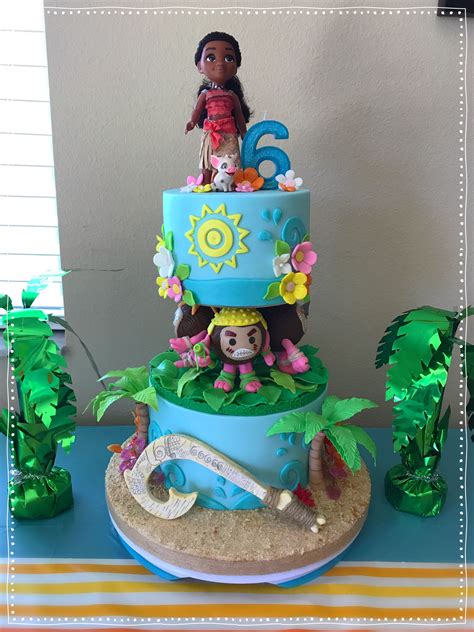 Moana Cake Moana Birthday Party Theme Moana Birthday Cake Moana