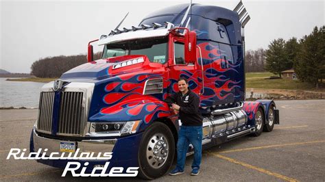 transformer optimus prime truck