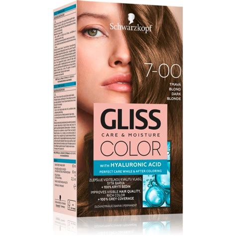 Ilgalaikiai plaukų dažai Schwarzkopf Gliss Color 7 00 Dark Blonde 60 ml kainos nuo 7 99