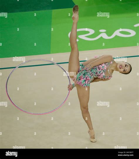 South Korea S Son Yeon Jae Performs During The Rhythmic Gymnastics