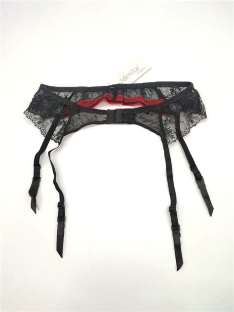 Csipkés harisnyatartó S M L XL Lemila Lingerie HappyTights