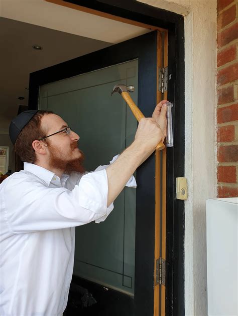 how to install mezuzah