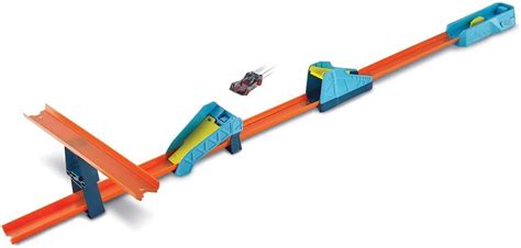 Amazon Hot Wheels Toy Car Track Set Track Builder Unlimited Long Jump Pack Playset With