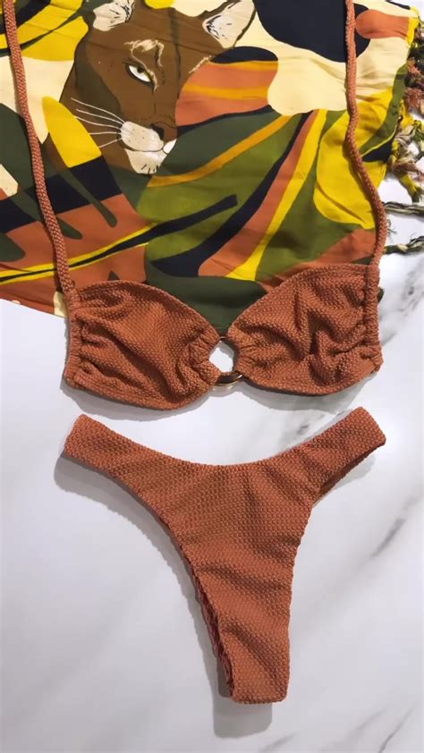 Lm A319 String Bikini Thong Bikini Swimwear Women S Customized Low
