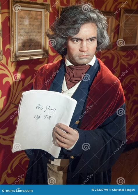 Ludwig Van Beethoven Wax Statue Editorial Photo Image Of Waxwork