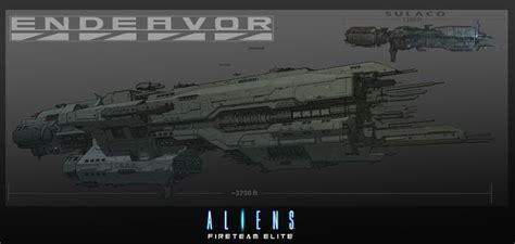 Artstation Endeavor Ship Aliens Fire Team Elite Bryan Flynn