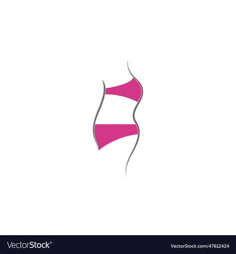 Bikini Logos Template Swimsuit Logo Design Vector Image