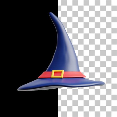 Premium PSD Witch Hat 3d Icon