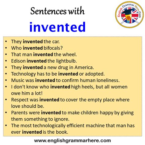 sentences  invented invented   sentence  english sentences