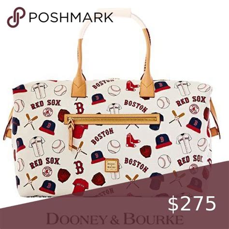 Dooney And Bourke Boston Red Sox Leather Duffle Bag In 2022 Leather