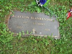 PFC Layton Blankenship 1921 1995 Mémorial Find a Grave