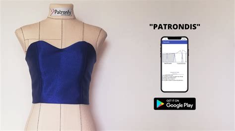 App Patrondis How To Make A Bustier Como Hacer Un Bustier Youtube