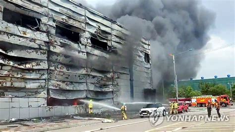 인천 자동차부품 공장서 화재소방대응 2단계 발령 연합뉴스