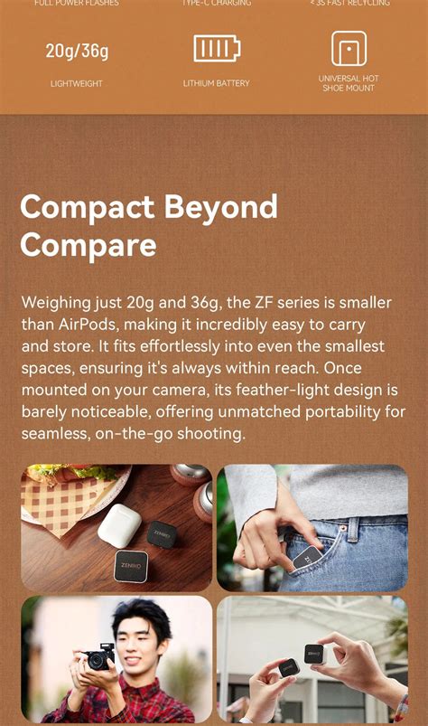 Zeniko Zf Zf Mini Retro Flash A N Ng Tr N M Y Nh Hot Shoe Flash