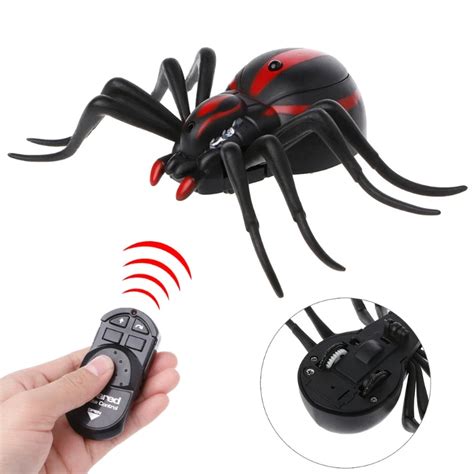 Trick Insect Infrared Remote Control Realistic Fake Spider RC Prank ...