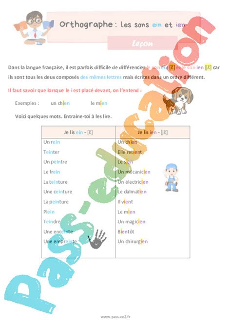 Leçon trace écrite cours Son complexe confusion Cycle 3 pdf