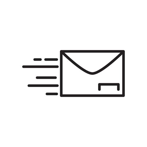 Briefumschlag Symbol Vektor. Mail Illustration unterzeichnen. Brief