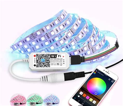 RGB Контроллер Wi-Fi 12-24 вольт для светодиодной ленты | Управление ...