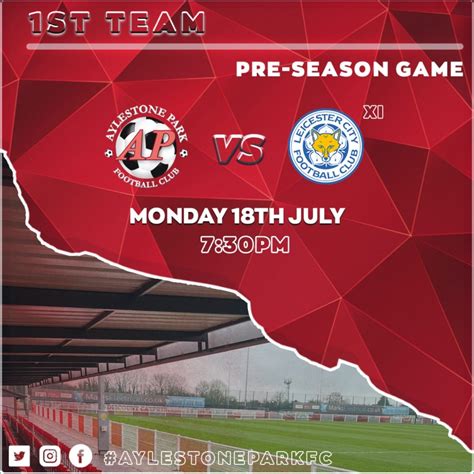 Leicester City To Visit Ap For Pre Season Fixture