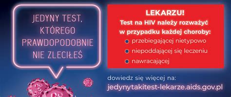 Kampania KC ds AIDS Jedyny taki test którego prawdopodobnie nie