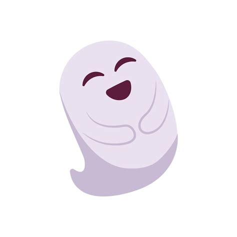 Premium Vector | Laughing Ghost Illustration