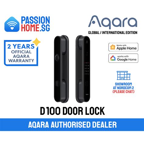 Aqara Door Lock D100, Zigbee Homekit Smart Lock (Global) | Passion Home ...