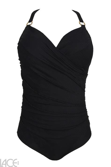 Primadonna Swim Sahara Badpak Met Shaping Effect D H Cup Black Lace Lingerie Nl