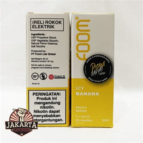 Jual Salt Foom Icy Banana Saltnic Ml By Foom Lab Jakarta Utara