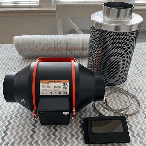 ventilation kit  spider farmer ive    knock