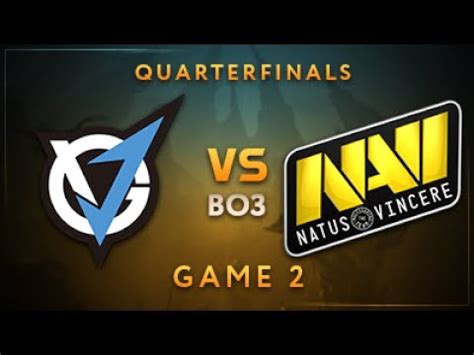 Team VGJ Vs Natus Vincere Game 2 Dota Summit 7 Quarterfinals YouTube