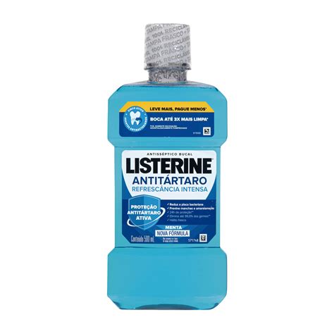 Listerine É Bom Para Afta - Antisséptico Bucal Listerine Antitártaro 500ml - Zaffari