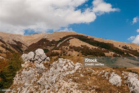 Matese Massif Mountains Panorama Stock Photo - Download Image Now - Adventure, Backgrounds ...