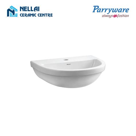 Parryware Cooper Wall Hung Wash Basin C Q White Nellaiceramic