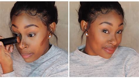 How I Highlight And Contour On Dark Skin Youtube