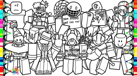 Roblox Coloring Pages Noob 2025