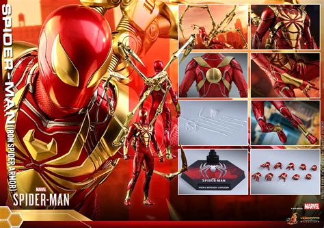 Hot ToysMarvels Spider Man蜘蛛俠 Iron Spider Armor 1 6比例珍藏人偶 Toys