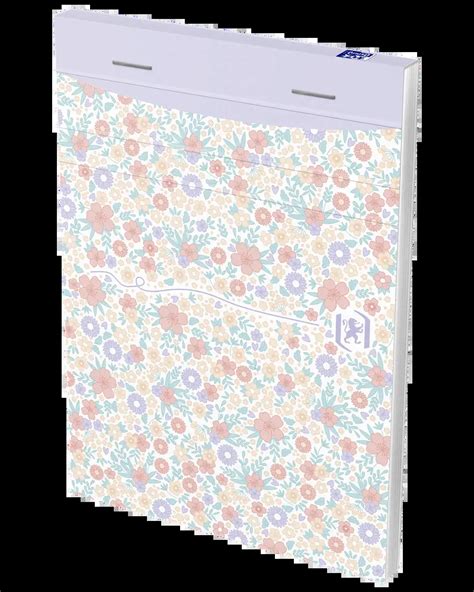 Oxford Notesbog Floral A Linjer Ass Farver