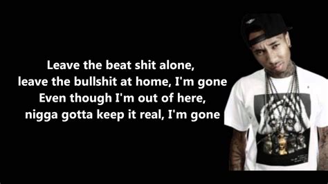 I M Gone Lyrics Tyga Feat Big Sean HD YouTube