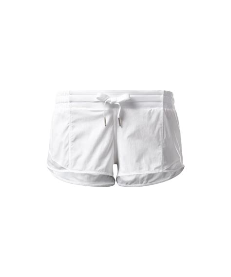 Lululemon Hotty Hot Short White Lulu Fanatics