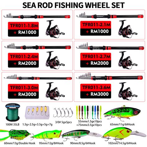 Telescopische Hengel Set Hengel En Reel Fishing Me Grandado